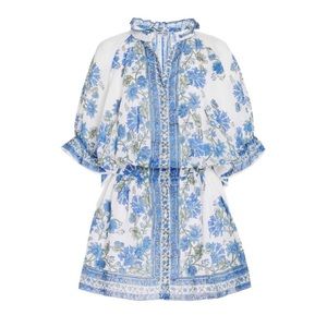 NWT Juliet Dunn Floral Blouson Dress (Size 2)